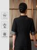 Damen-Kurzarm-Kellneruniform für chinesisches Restaurant und Teehaus