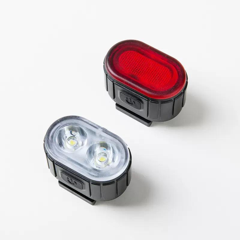 Super Bright Rechargeable Bike Headlight & Taillight Set for Night Riding
