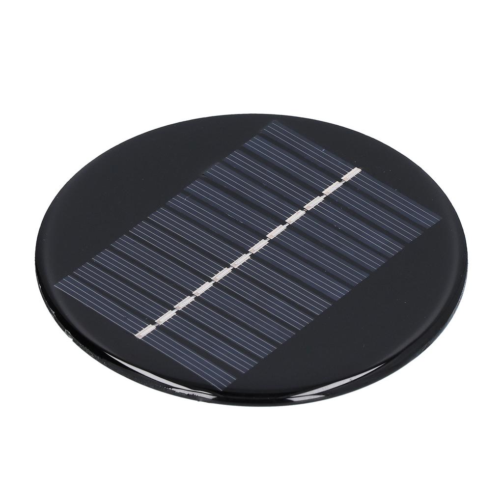 0.8W 6V 10cm Round Solar Panel DIY Solar Panel Solar Charging Board for Solar Light