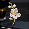 New Alloy Brooch High-end Niche Women's Peony High-end Pin Coat Suit High-end Versatile Brooch