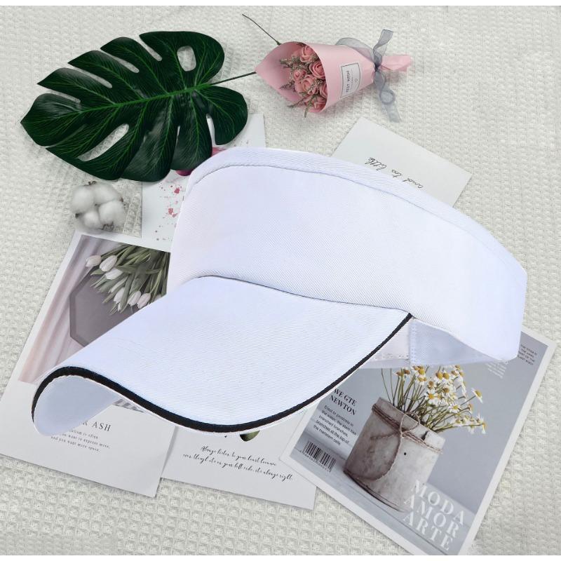 Pure cotton empty top hat printed sun hat topless parent-child hat group printing