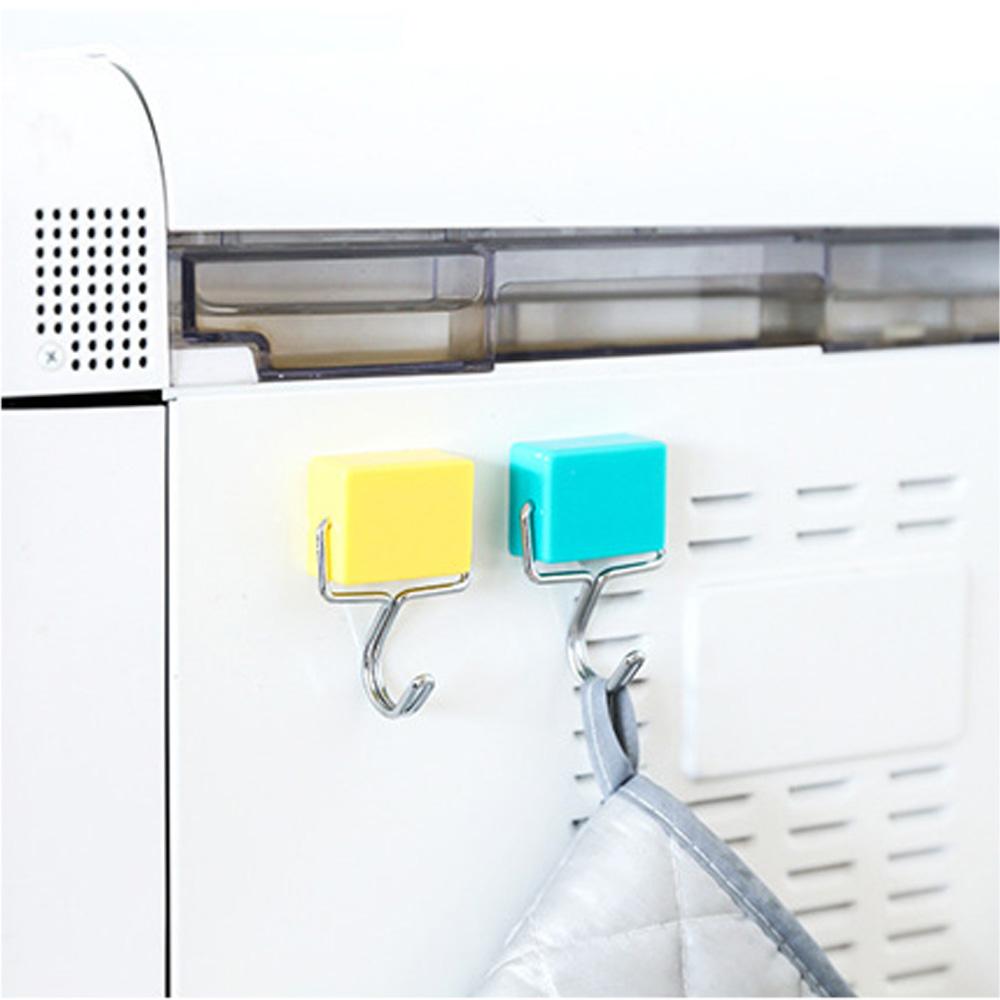 Kitchen Heavy Duty Toliet Towel Refrigerator Key Clothes Key Holder Wall Hook Storage Rack Hanger