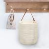 Hanging Basket Round Multi-purpose Woven Wall Rope Basket for Home