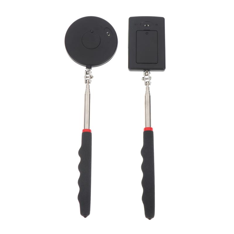 Car 360° Inspection Mirror Led Light Telescopic Inspection Mirror For Check The Condition Of Vehicle Automotive Repairs Tools