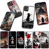 Cover for Apple iPhone 17 16 11 Pro XS Max XR 6 7 8 Plus 16E SE 2020 Air 5 SE2 Phone Case Japan Samurai Skeleton Bushido Ninja