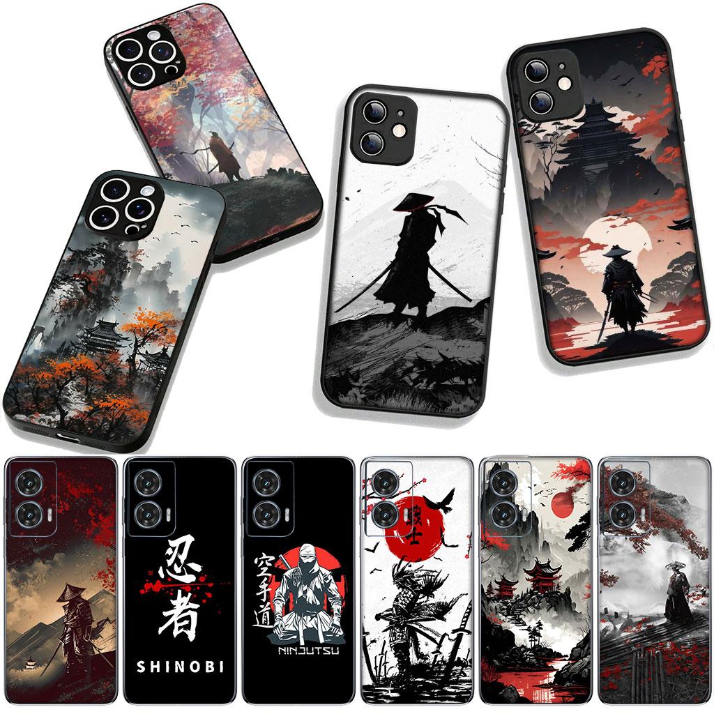 Cover for Apple iPhone 17 16 11 Pro XS Max XR 6 7 8 Plus 16E SE 2020 Air 5 SE2 Phone Case Japan Samurai Skeleton Bushido Ninja