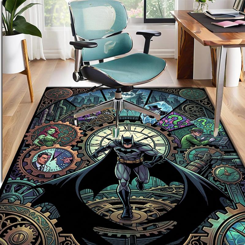 Batman Pattern Rug, Indoor/Outdoor Mat, for Picnic, Gameroom, Bedroom, Office, Living Room, Home Decor Carpet, Birthday Gift