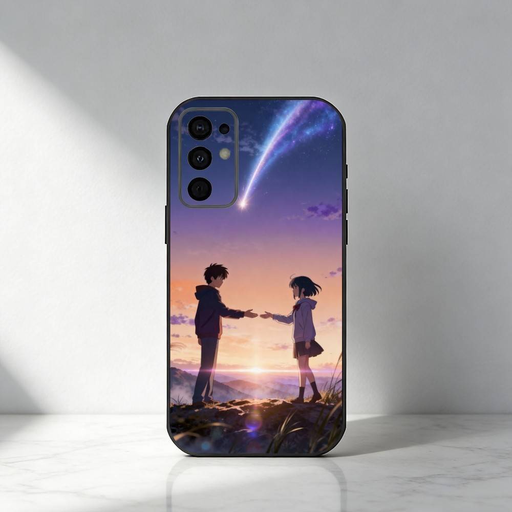 Anima Film Y-Your Name Couple  Phone Case For Samsung S25,S24,S21,S22,S23,S30,Ultra,S20,Plus,Fe,Note,5G Black Cover