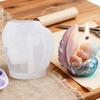 3D Engelsbaby mit Feder Silikonform DIY Kerzen Harz Seifenherstellungsform Heimdekoration Geburtstagsgeschenk Zubehör