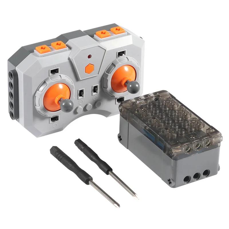 MOC Bouwstenen 8 Kanaals Slimme RC Kit 6V Li Batterijdoos Bluetooth APP Besturingssysteem Voor Doe-het-zelf Blokprojecten