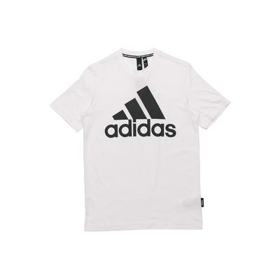 Mh Bos Λογότυπο Γραφικό T-Shirt με Στρογγυλή Λαιμόκοψη Ανδρικά Μπλουζάκια Λευκό GC7348