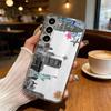 Lovely City N-New Y-York Phone Case For Samsung Galaxy S24 S25 S23 S22 S21 Plus S24 S25 Transparent Cover Case