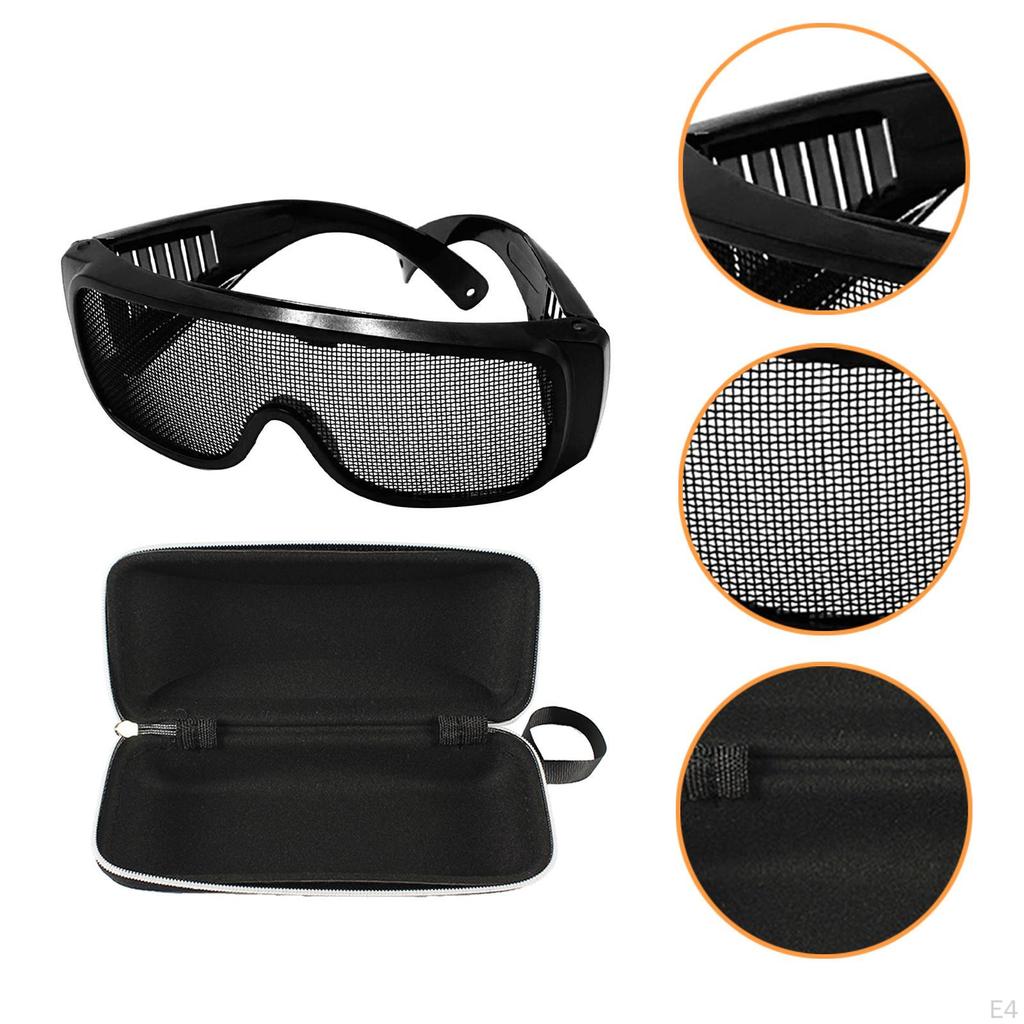 Wire Mesh Safety Goggles Glasses for Gardening Working Grass Cutting