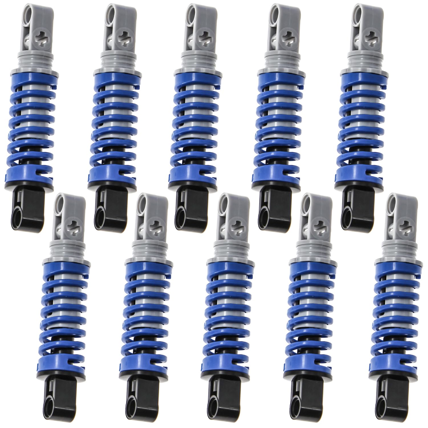 

Technic Parts Set of 10 Shock Absorbers, 9L, Compatible with Major Brands of Motor MOCs