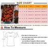Women Fashion Halloween Printed Long Sleeve  Stitching Sweatshirt Top
