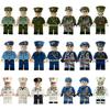Sea, Land And Air Military Police Building Block Dolls Chinese Modern Military Assembly Boys Educational Toys