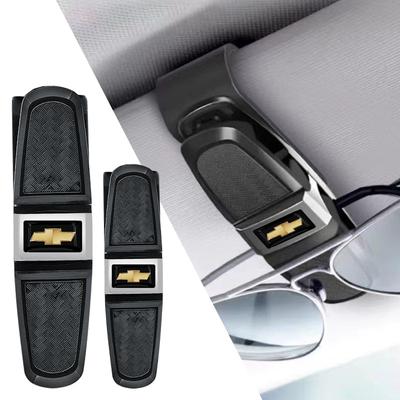 Car Sun Visor Glasses Box Universal Sunglasses Clip Card for Cruze Malibu Sail Spark Captiva Equinox Trax Tracker AVEO Lova RV Accessories
