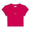 Calvin Klein Womens/Ladies Logo Slim Crop T-Shirt