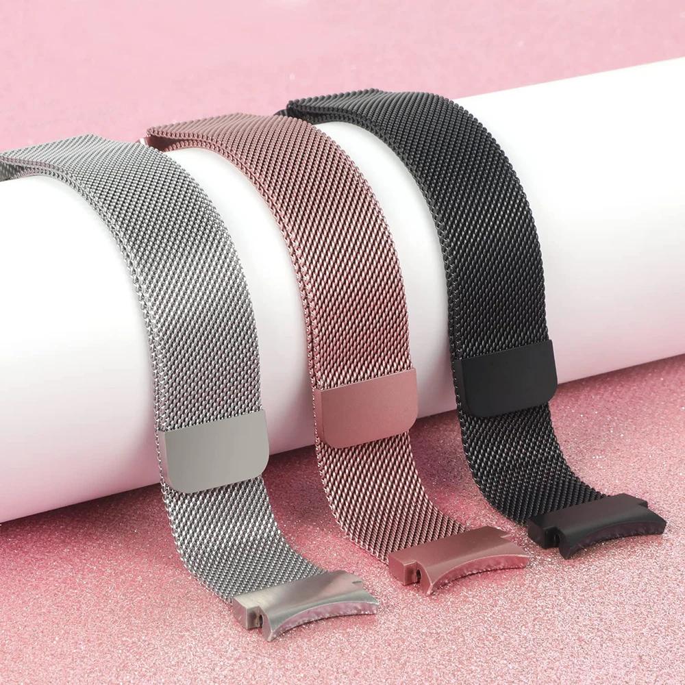 Metal strap For Samsung Galaxy watch 7/6/5/4 44mm 40mm Magnetic Bracelet Wristband Correa Galaxy Watch 6 Classic 46mm 47mm Belt