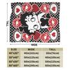 B-Bettys Boops Blanket  Super Warm Novelty Plush Throw Blanket For Bedroom Travel Office Flannel Bedspread Bed Cover