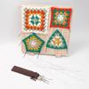 Crochet Blocking Board Wood Knitting Crochet Board for Granny Square Full Kits