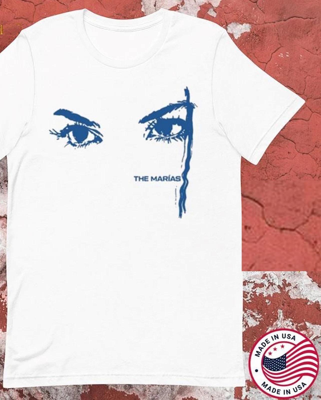 

ГОРЯЧАЯ НОВИНКА Футболка группы The Marias WHITE 100% Хлопок Мужские футболки Топ Унисекс футболка Все размеры 2F326 3XL