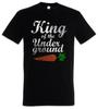 King Of The Underground Mens T-Shirt Carrot Carrot Vegan Vegetables