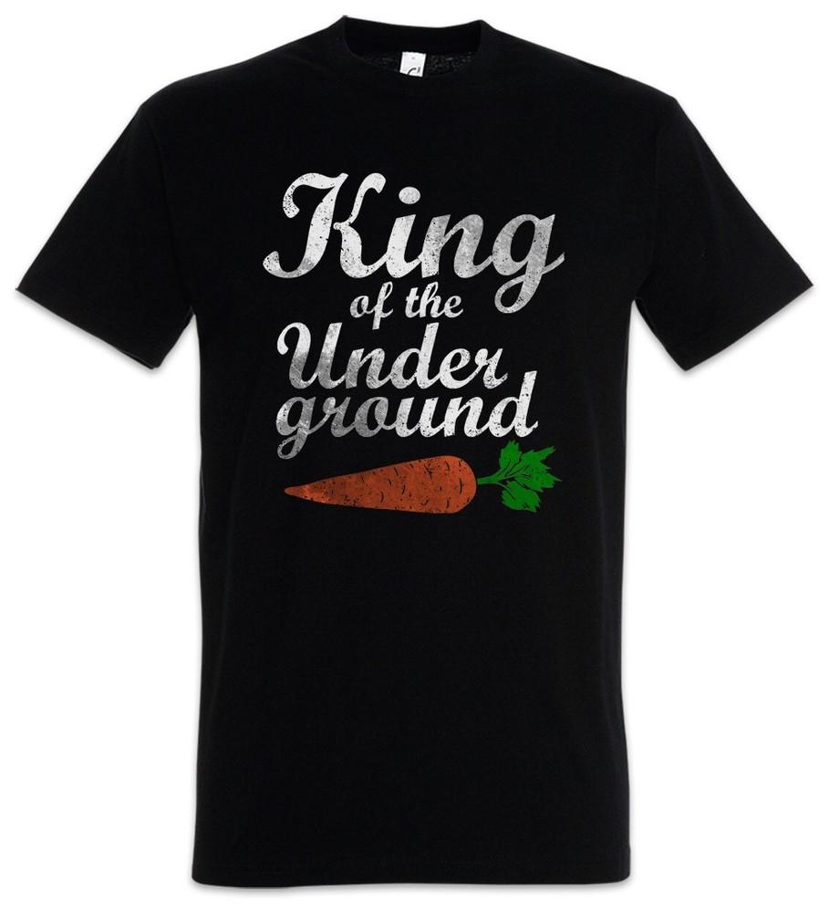 

King Of The Underground Mens T-Shirt Carrot Carrot Vegan Vegetables S
