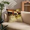 C-Calvin and H-Hobbes Pillow Case Comfort Sofa Bed Silky elegant Invisible zipper Custom Decorative cushion cover