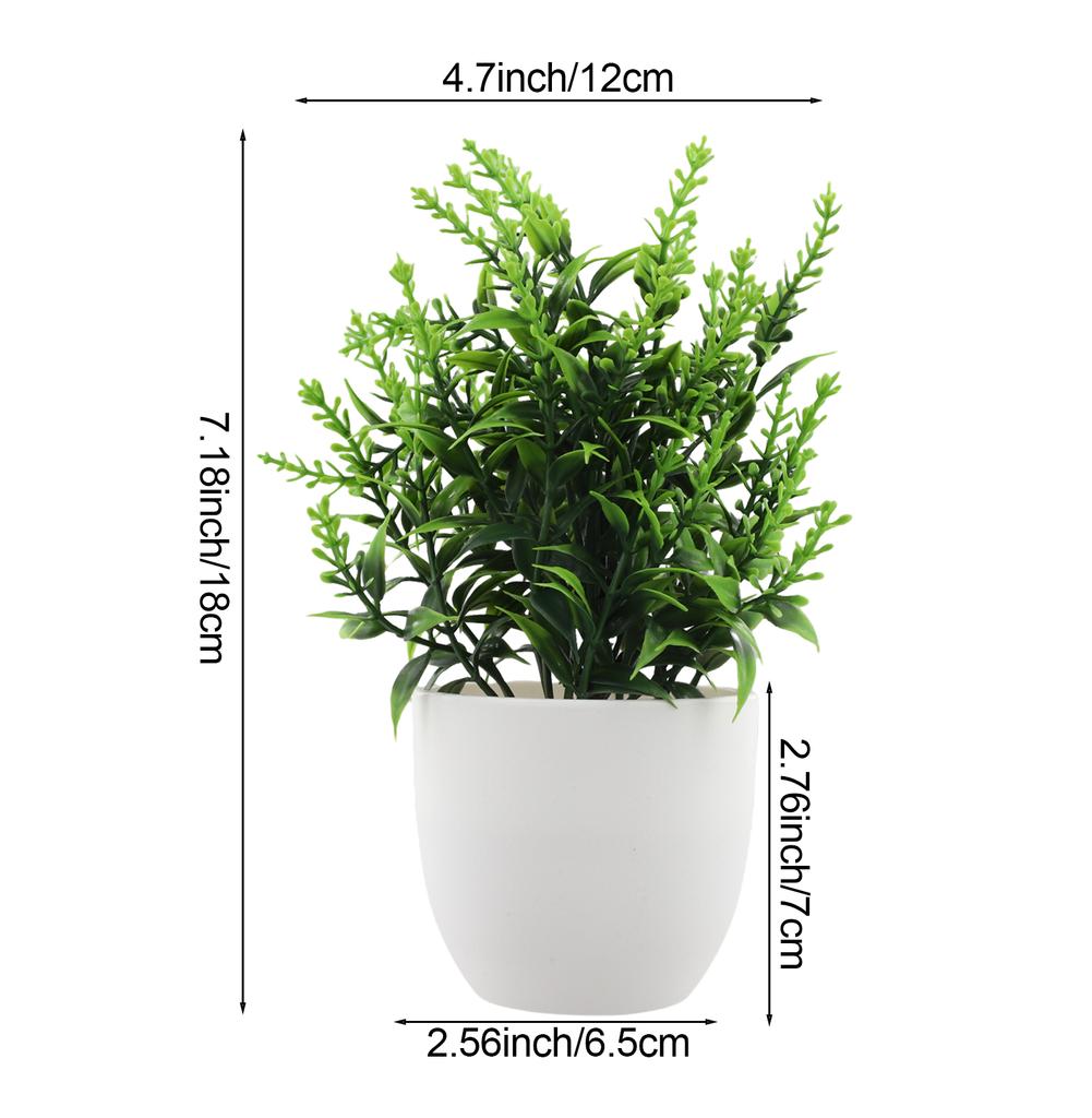 Lavender Eucalyptus Plant Simulation Potted Plant Low Maintenance