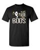 Ich bin nur wegen der Boos hier Lustiges Halloween Trink-Erwachsenen DT T-Shirt Tee