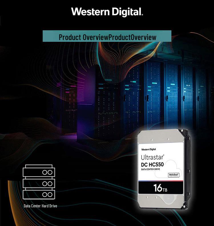 Western Digital Enterprise Mechanical Hard Drive: 8TB, 10TB, 12TB, 14TB, 16TB Data Center Server Drive