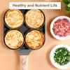 Four cup Egg Pan Frying Egg Cooker Burger Pan for Breakfast Non stick Frying Pan