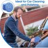 10 Pack Wax Applicator Pads, Microfiber Applicator Pad With Finger Pocket, Foam Car Wax Applicator Pad For Car Cleaning And Polishing (Blue)