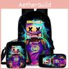 Marshmello Backpack Set Durable Versatile Stylish For School Travel