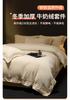 Luxurious Autumn/Winter Premium Embroidered Warm Thick Milk Velvet Four Piece Set - Lucia