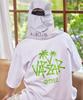 Bajal Palm Tree Logo Short Sleeve T-Shirt White/Green