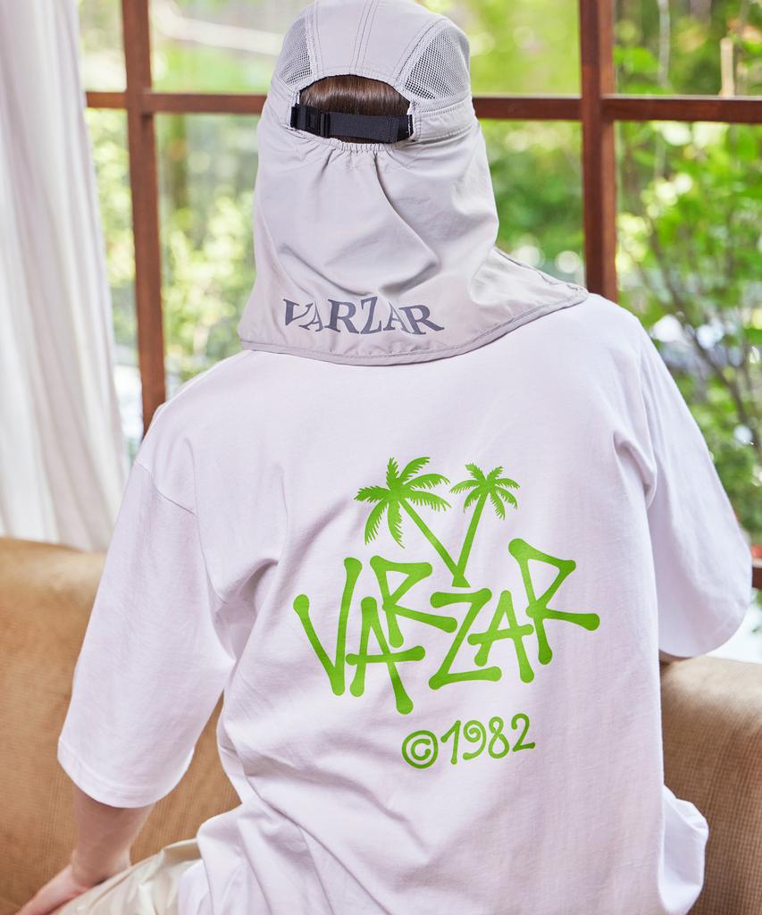 Bajal Palm Tree Logo Short Sleeve T-Shirt White/Green