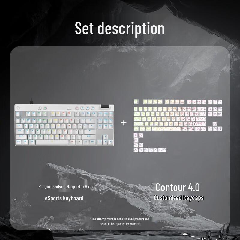 Logitech PRO X TKL RAPID 87-Key Magnetic Switch RGB Wired Gaming Keyboard