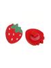 20pcsWooden Strawberry Wood Button Clothing Accessories Children's Cartoon Shape Buttons
