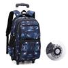 Novo 2 rodas de viagem rolando saco de bagagem escola trole mochila para meninos criança mochila de viagem sobre rodas mochilas escolares criança