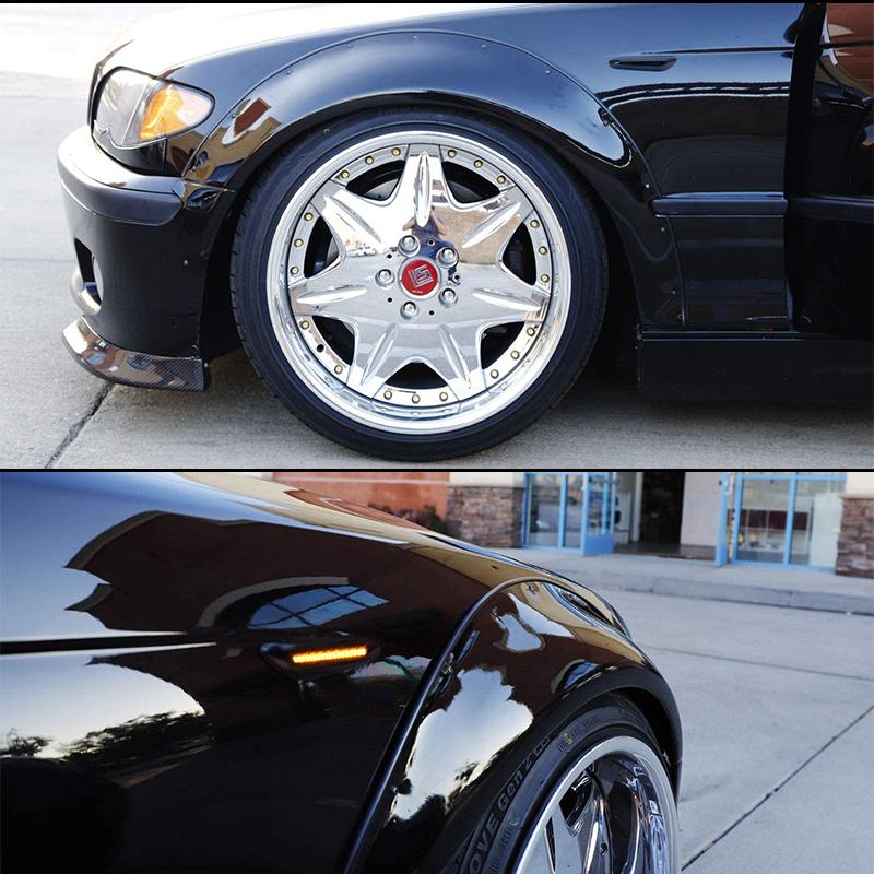 2 Stück Für BMW E90 E91 E92 E93 E60 E61 E81 E82 E83 E84 E88 E46 LED Dynamische Seitenblinker Blinkerleuchten