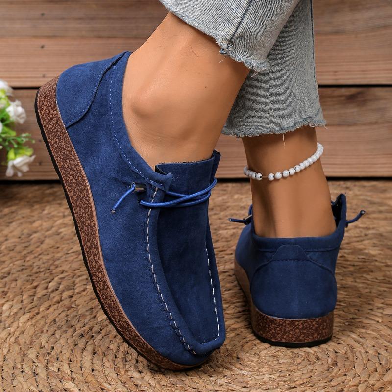 Women's New Large Size Women's Single Shoes New European and American Flat Women's Shoes One Step Casual Sports Shoes