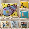 Fashion Graffiti Funny Sports Skateboarding Cushion Cover Pillowcase Antidustmite living Room Sofa Decor Cushion Room