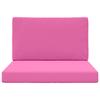Outdoor Sofa Cushions 2 Pcs Pink Polyester