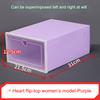Shoe Organizer Stackable Shoe Storage Boxes Drawer Type Front Opening Shoe Rack Organizer Cabinet Shoes Container Thick Plastic