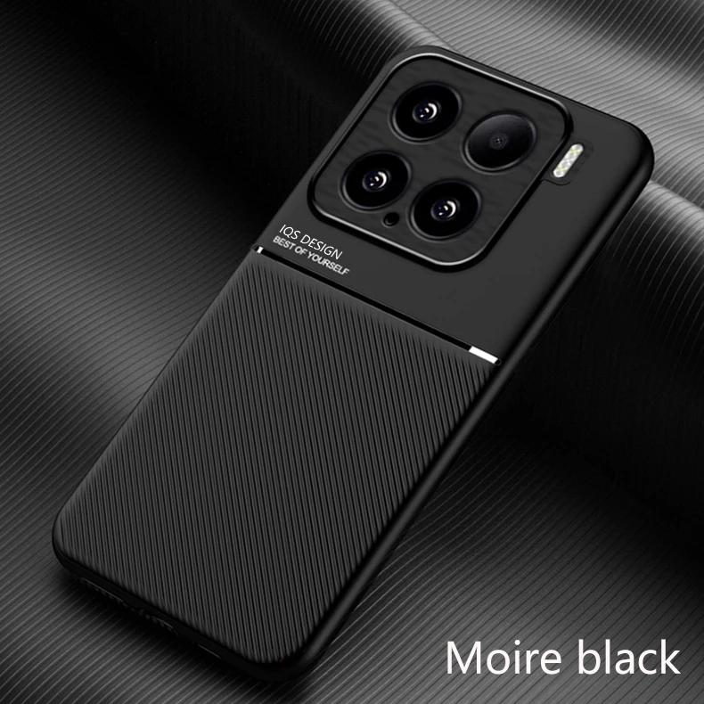 

EUCAGR Shockproof Leather Phone Case Coque For Xiaomi 15 Pro Magnet Shell Case For Xiaomi 15 Ultra Back Cover Case Xiaomi 15 чорний