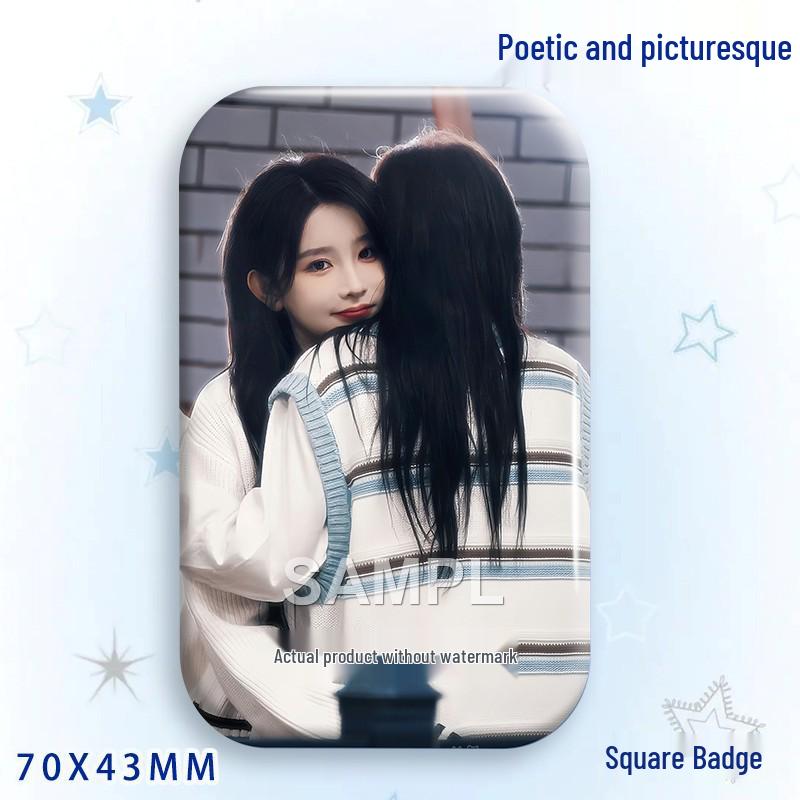 Yi CP Concert Support: Poetry & Painting Acrylic Keychain, Bag Brooch, Star Badge Ornament