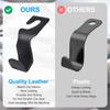 Leather Purse Hooks For Car, 2 Pack Car Purse Holder, Car Headrest Hooks Holders For Hanging Purses And Bags Coats Grocery Bag Backpack