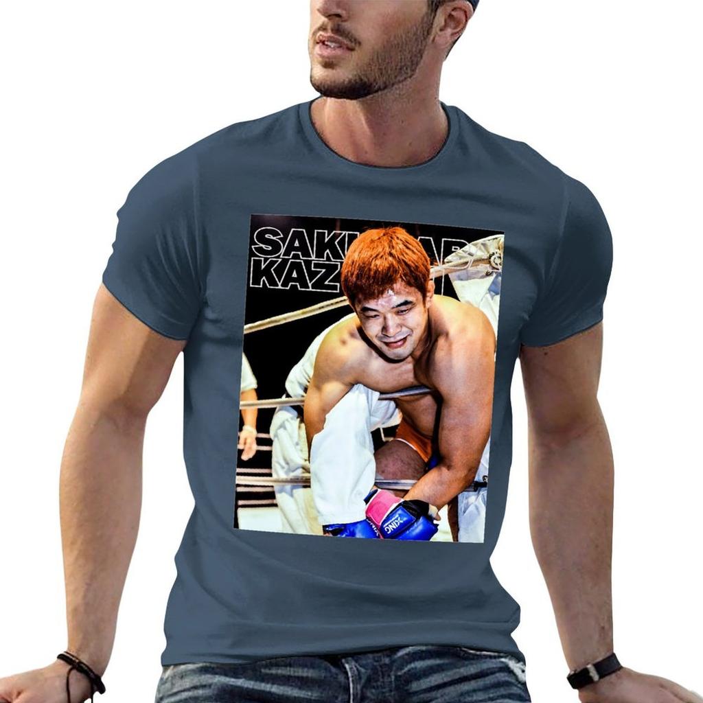 Kazushi Sakuraba Tshirt Breathable Basic Cotton Tshirt